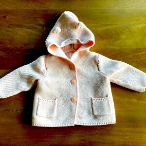 Baby Gap Blush Knit Cardigan